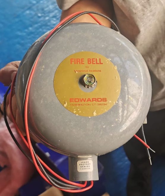 Edwards / 6" Explosion Proof Alarm Bell 24Vdc / 439DEX-6AW