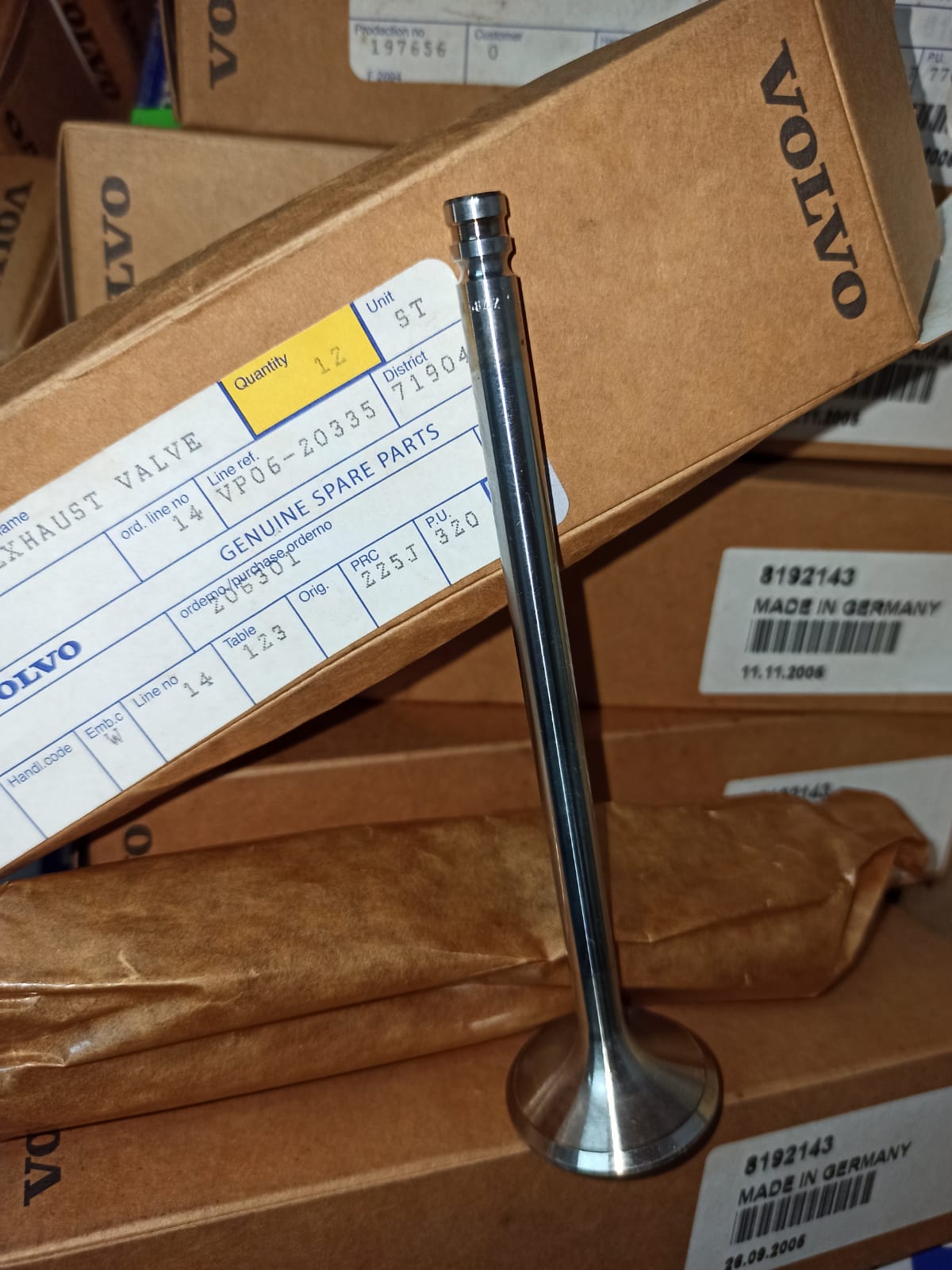 Volvo Penta Exhaust Valve - 8192143
