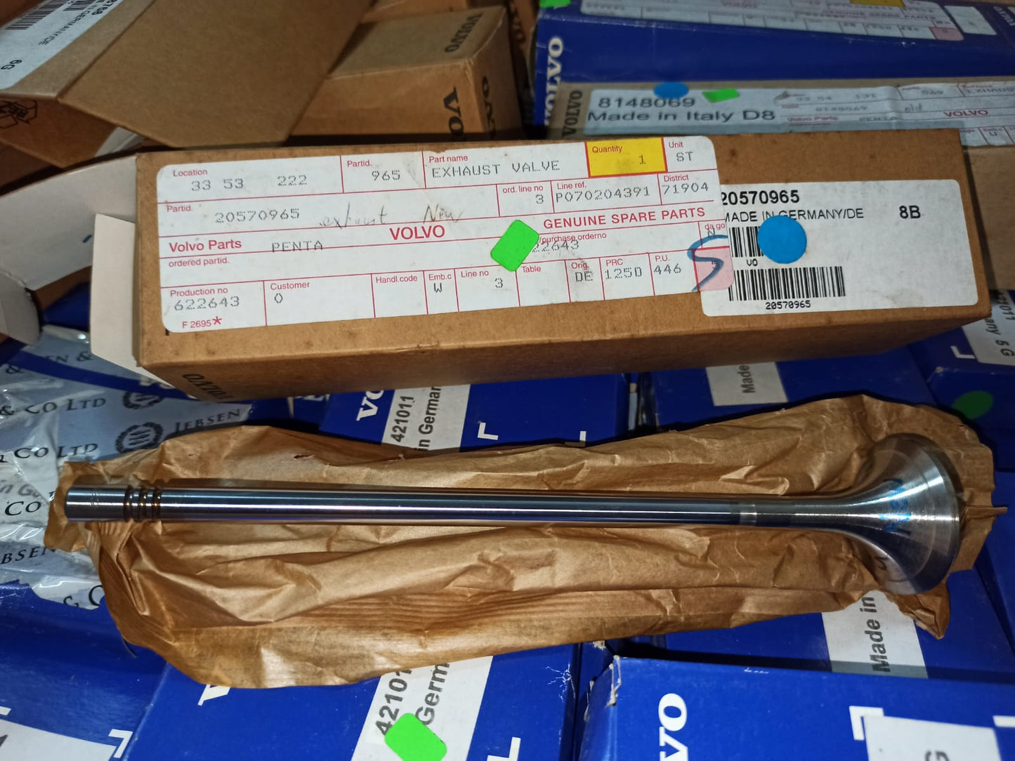 Volvo Penta Exhaust Valve - 20570965