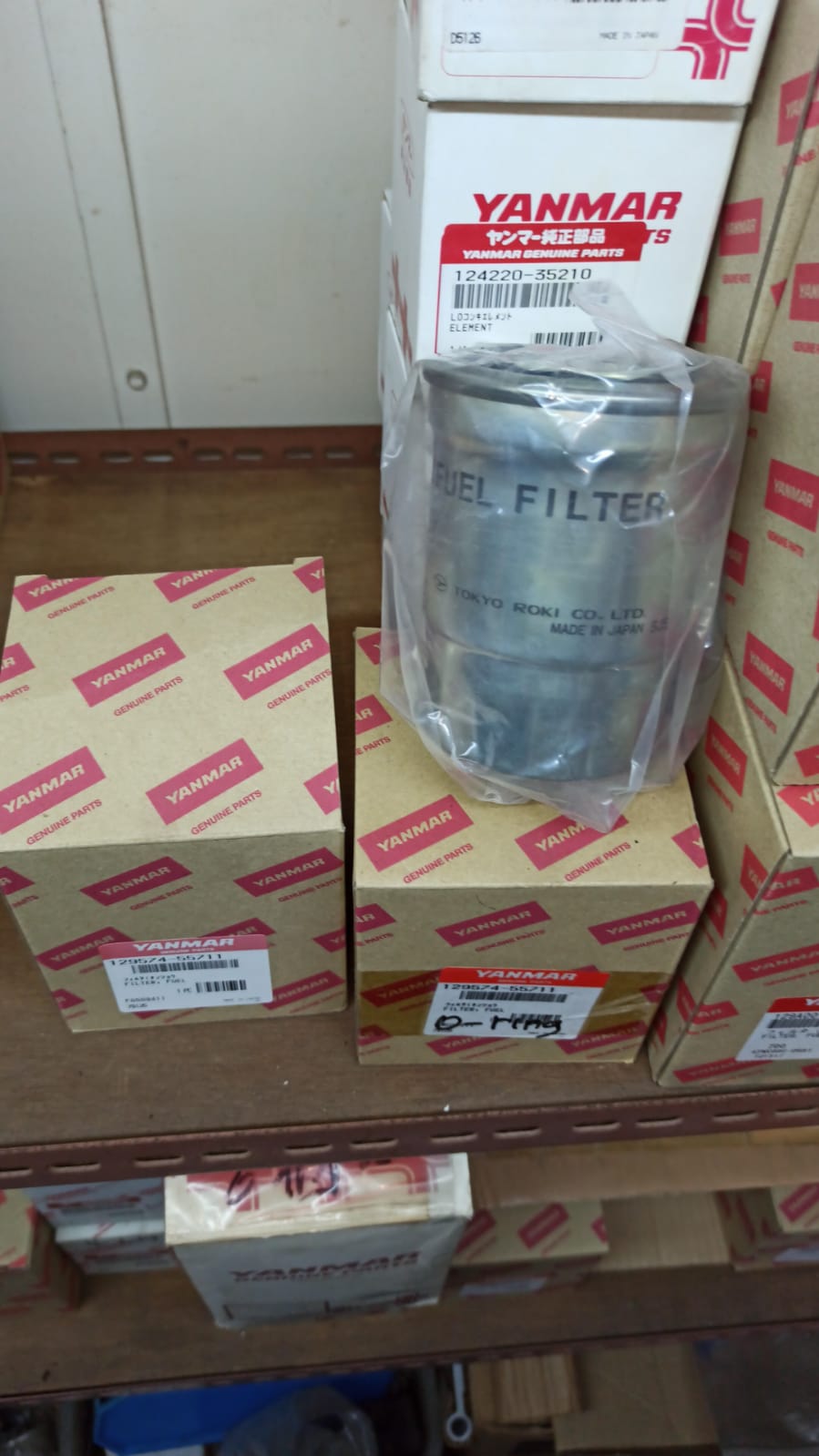Yanmar fuel filter with o-ring - 129574-55711