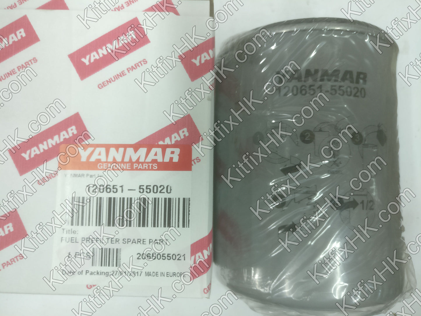 Yanmar fuel filter - 120651-55020